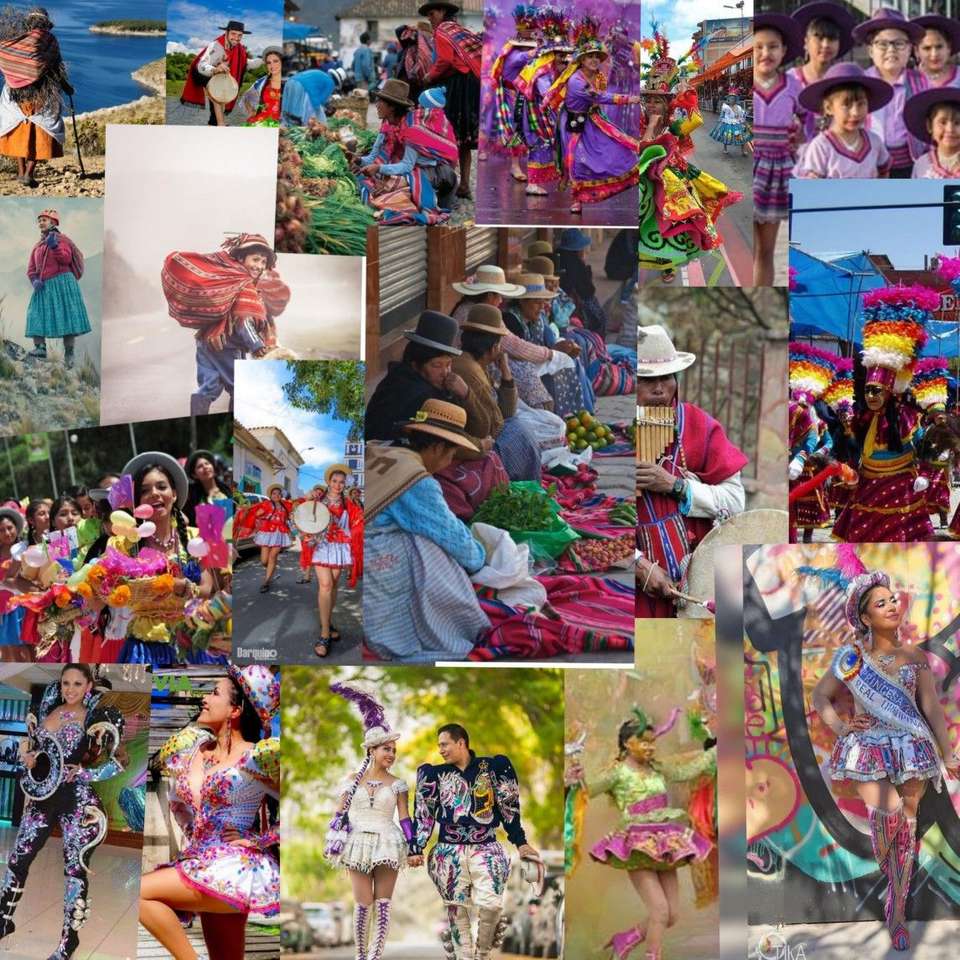 Różnorodność kulturowa w Boliwii puzzle online