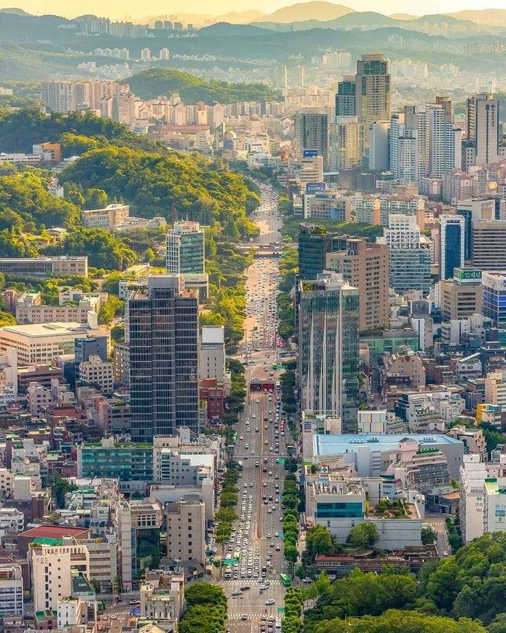 Koreańskie miasto puzzle online