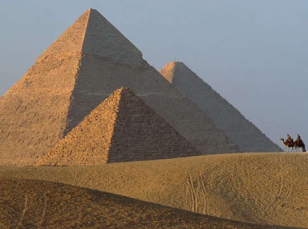 Wielkie Piramidy w Gizie puzzle online