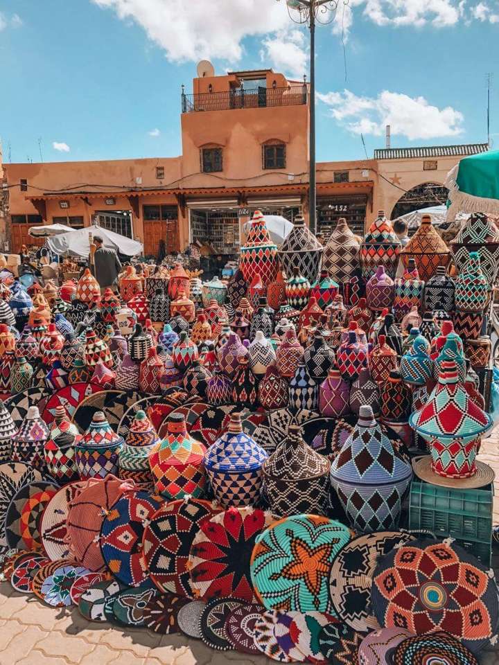 Rynek marokański puzzle online