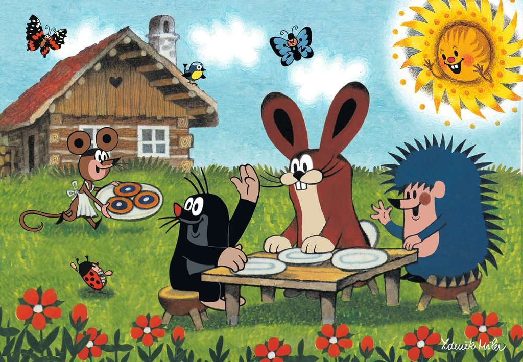 Krecik – czeska bajka dla dzieci puzzle online