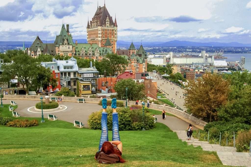 Miasto kanadyjskie- Quebec puzzle online