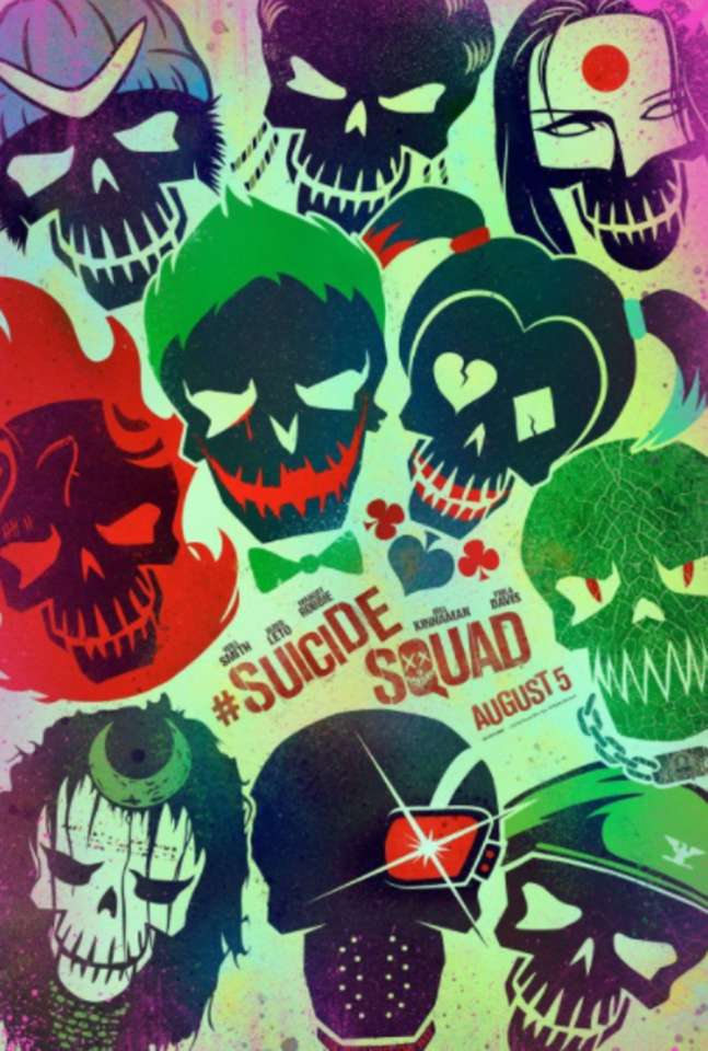 Plakat filmowy Legion samobójców puzzle online
