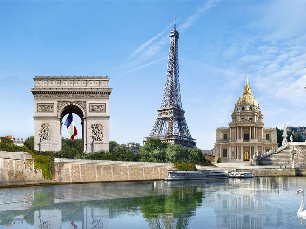 Zabytki Paryża puzzle online