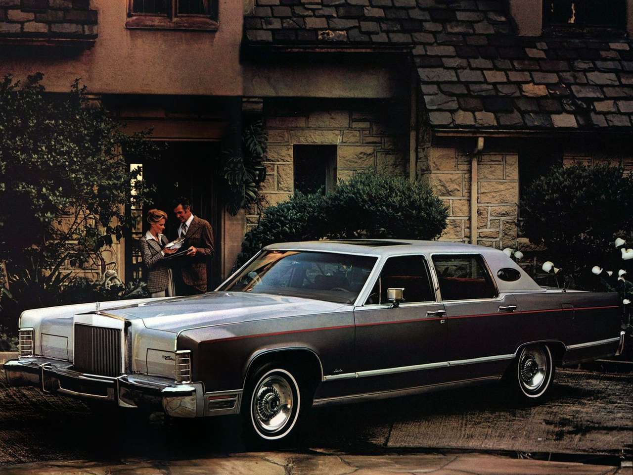 1978 Lincoln Continental miejski samochód. puzzle online