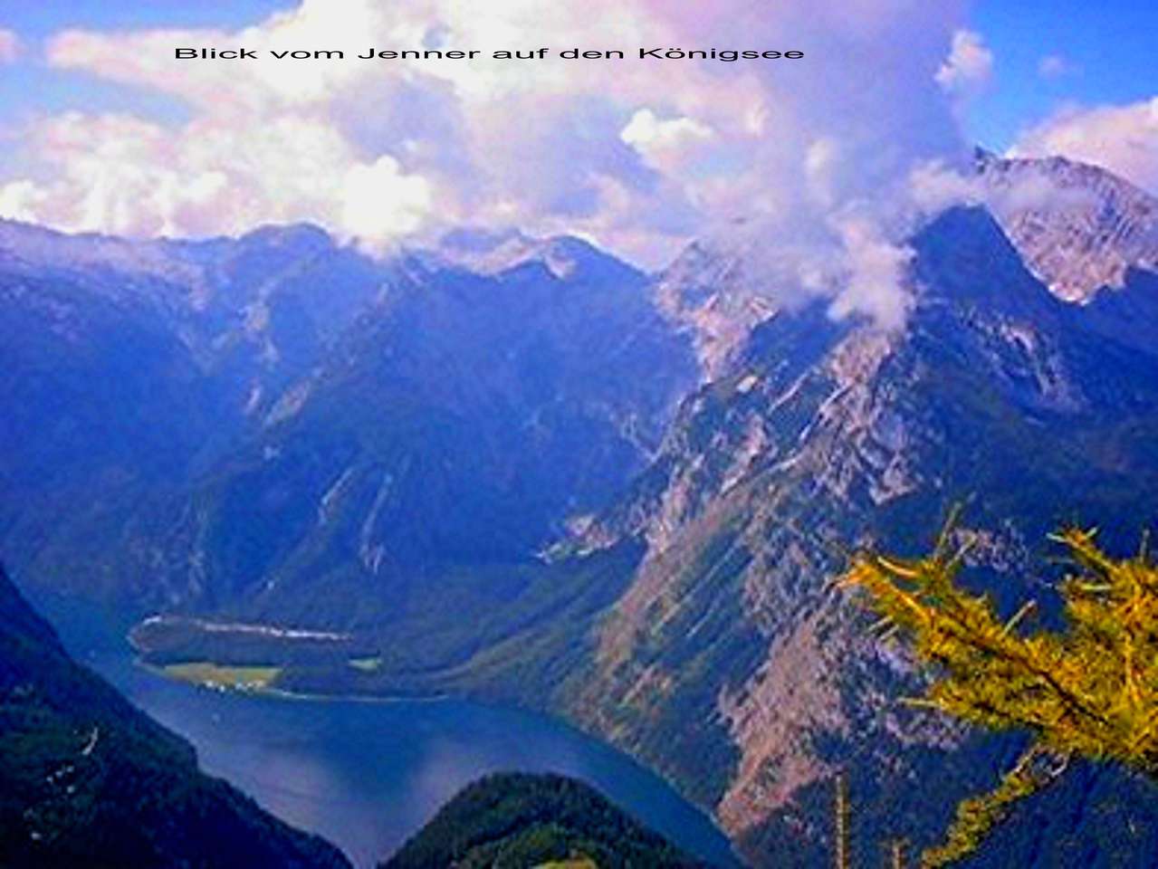 Panorama Königssee puzzle online