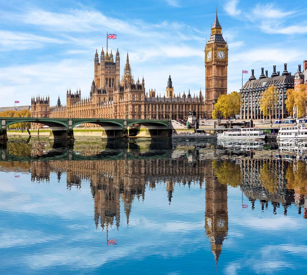 Houses of Parliament i Big Ben, Londyn, Wielka Brytania puzzle online