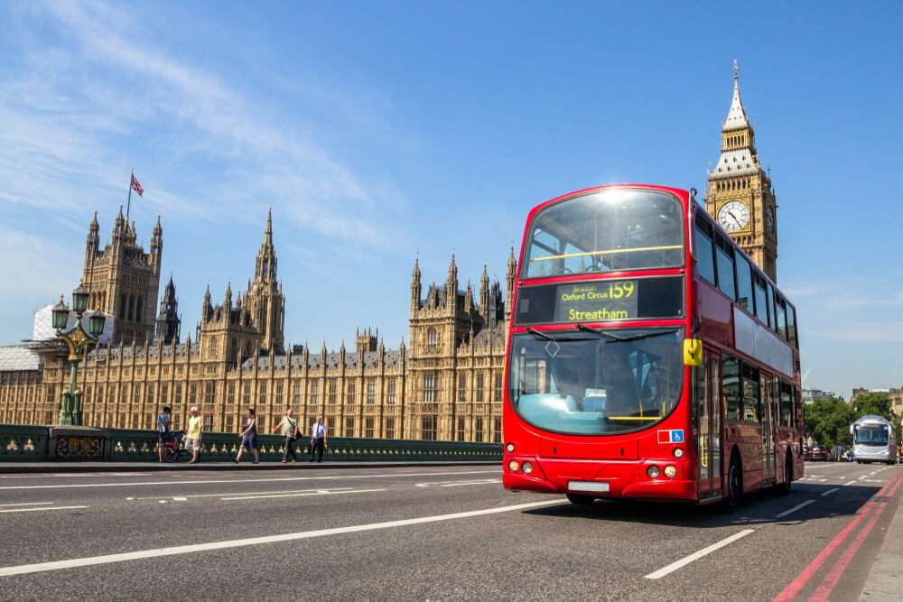 Autobus- Londyn puzzle online