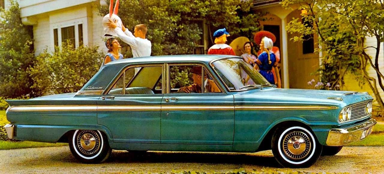 1963 Ford Fairlane czterodrzwiowy sedan puzzle online