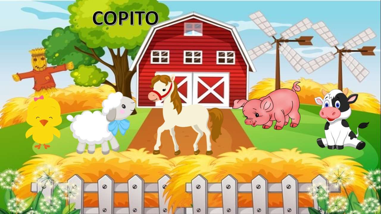 Copito biały koń puzzle online