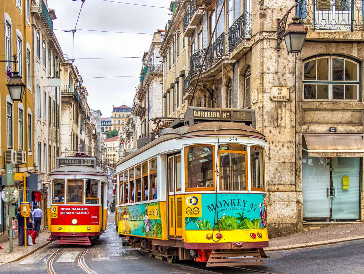 Rua da Madalena - Lizbona puzzle online