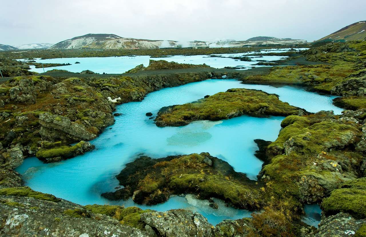 Kurort Blue Lagoon w Islandii puzzle online