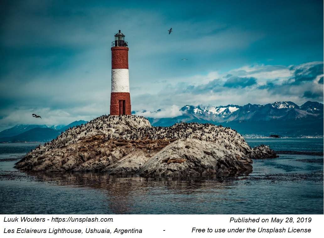 Latarnia morska Les Éclaireurs - Ushuaia - Argentyna puzzle online