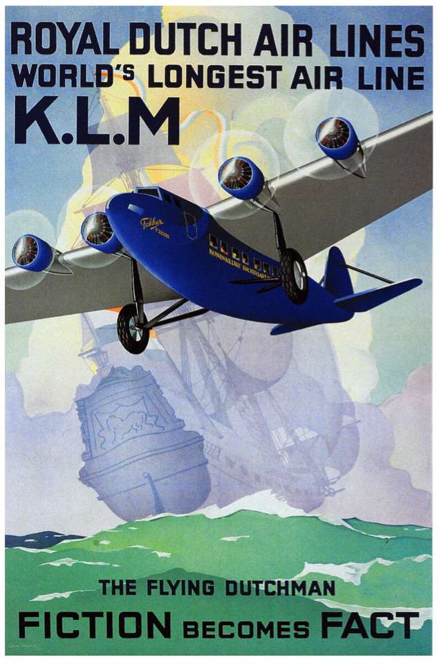 KLM - Royal Dutch Air Lines - Latający Holender puzzle online