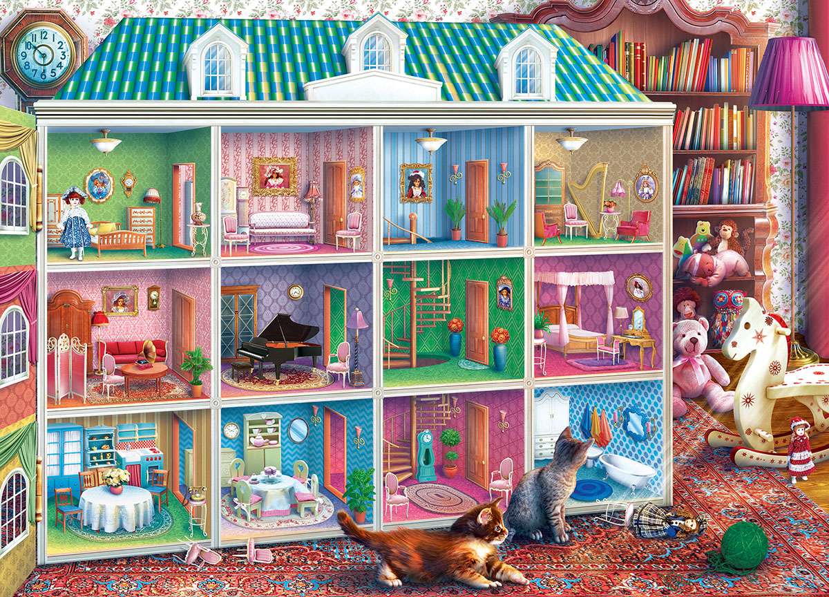 domek dla lalek Zofia puzzle online