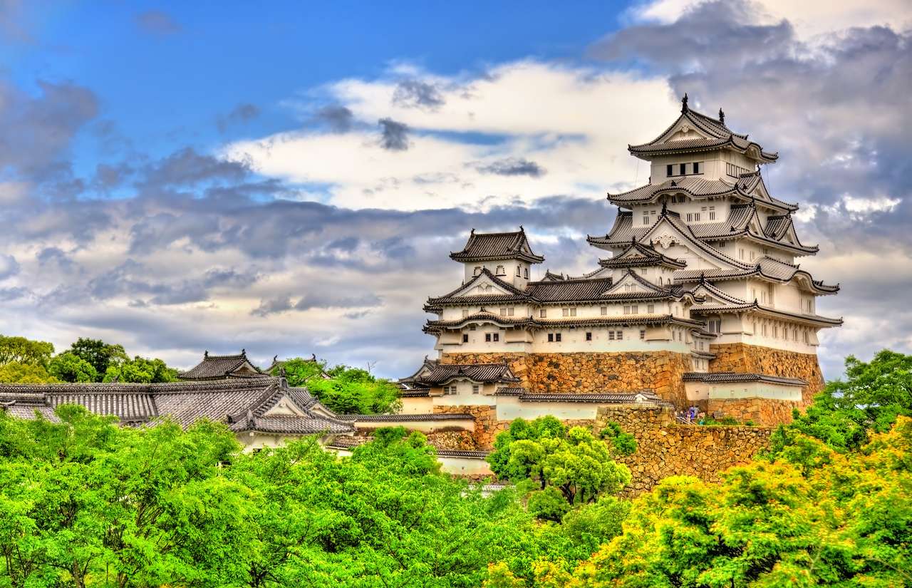 Zamek Himeji w regionie Kansai w Japonii puzzle online