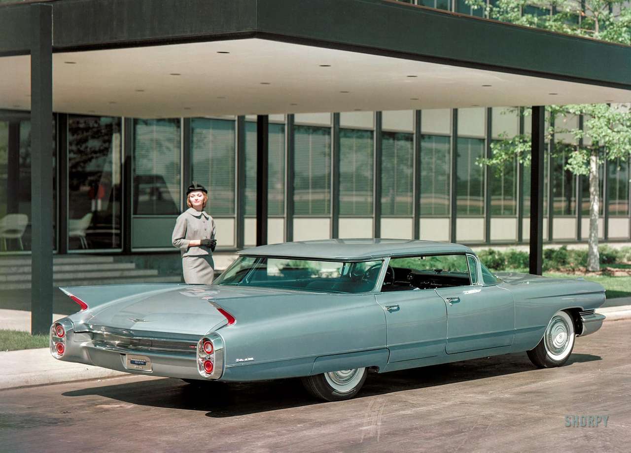 1960 Cadillac Sedan de Ville czterodrzwiowy hardtop puzzle online