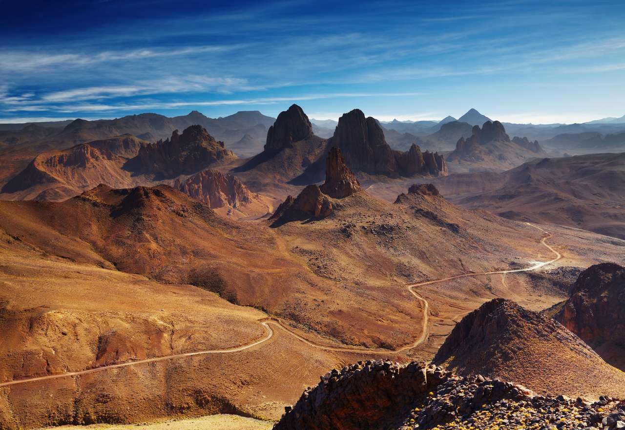 Sahara, góry Hoggar, Algieria puzzle online