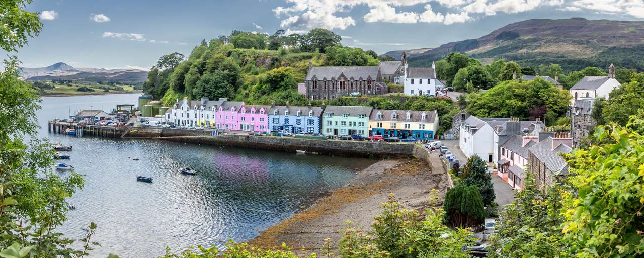 Port w Portree - Wyspa Skye, Szkocja puzzle online
