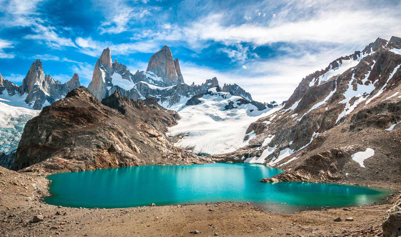 Fitz Roy, Laguna de los Tres Patagonia Argentyna puzzle online