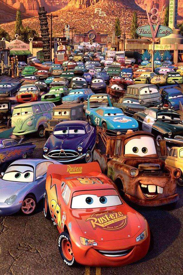 plakat z samochodami Disney puzzle online