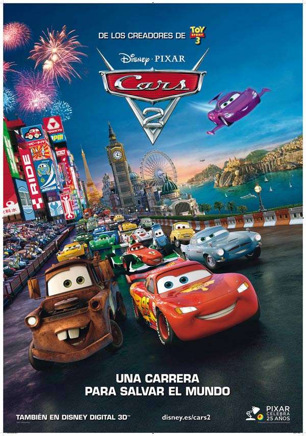 CARS 2, THE MOVIE puzzle