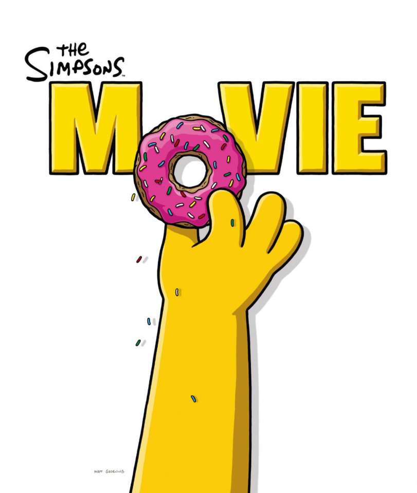 Plakat filmowy Simpsonowie puzzle online