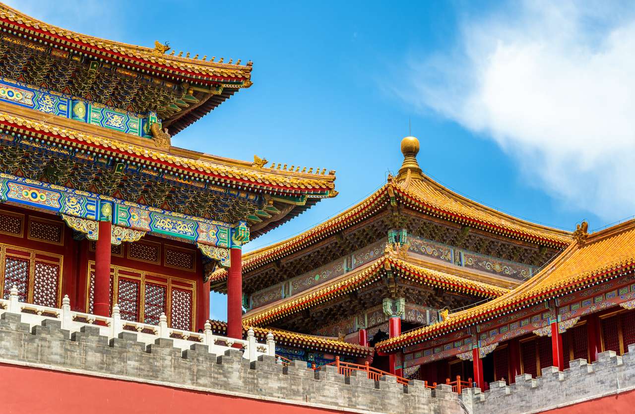 Meridian Gate w Pekinie, Chiny puzzle online