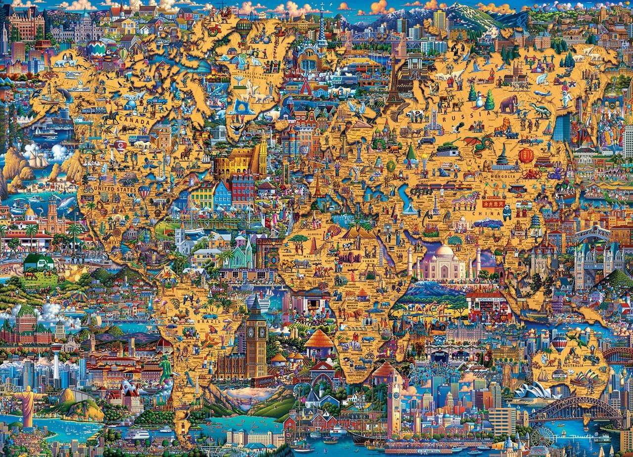 Domy i miasta puzzle online