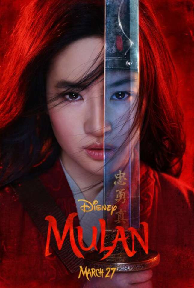 Mulan 2020 plakat filmowy puzzle online