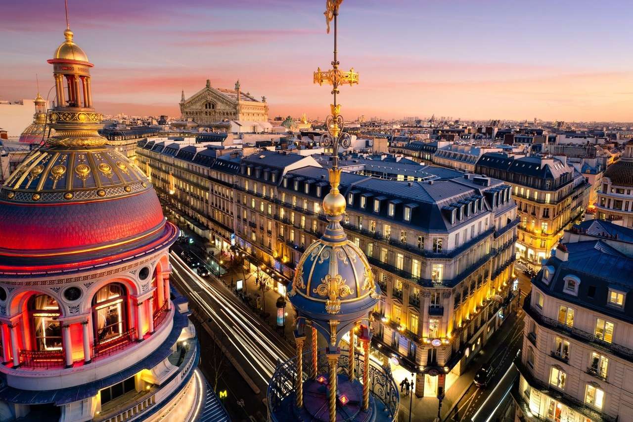Panorama Paryża puzzle online
