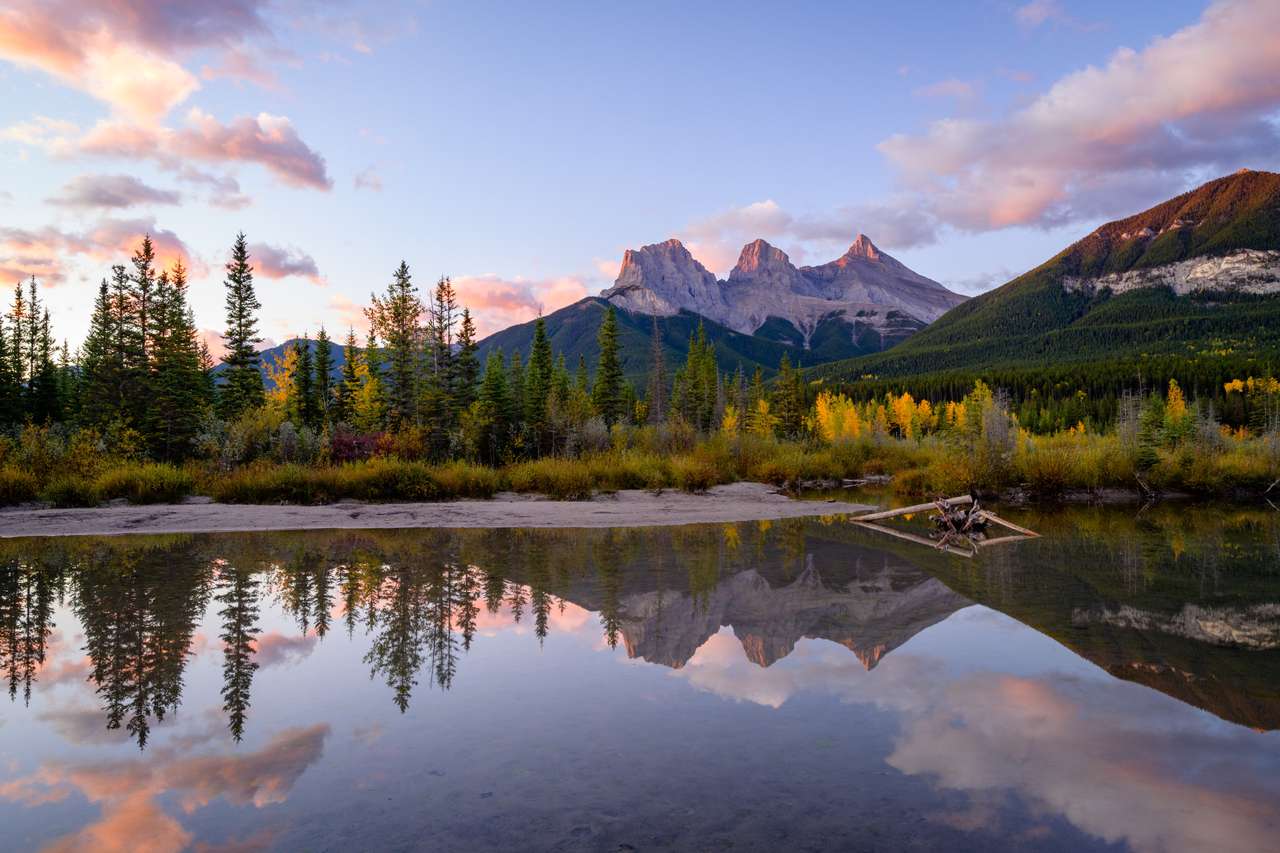 Park Narodowy Three Sisters Alberta Banff puzzle online