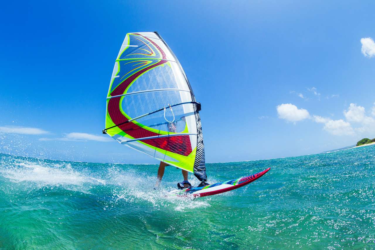 Windsurfing, Zabawa w oceanie, Sporty ekstremalne puzzle online