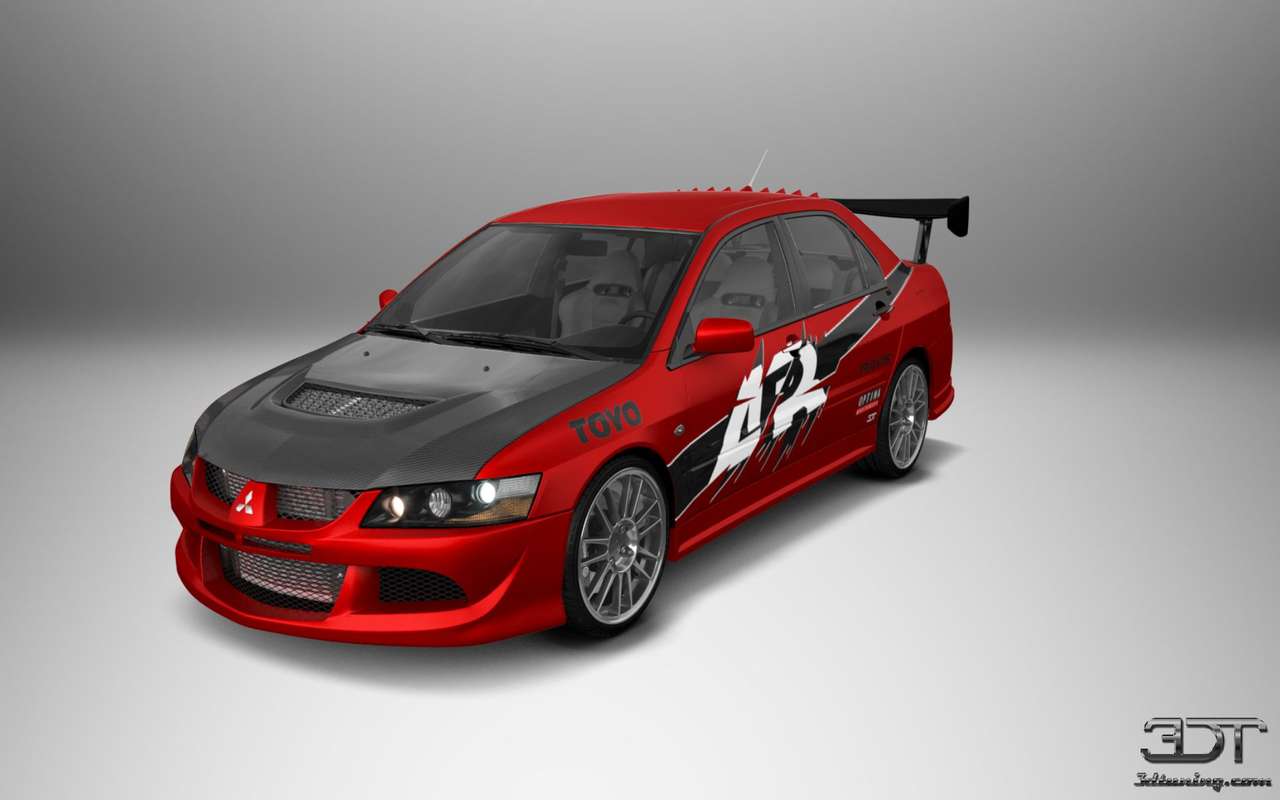 Mitsubishi Lancer Evo CT9A Tokio drift puzzle online