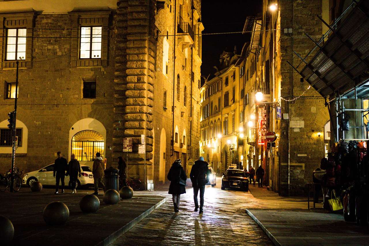 Florencja nocą puzzle online