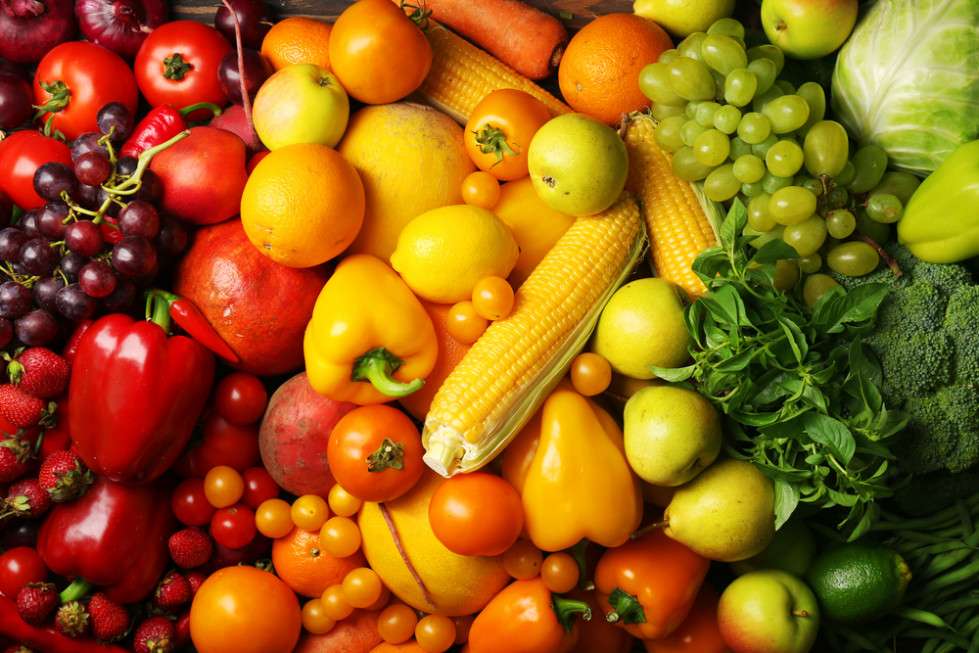 Zdrowe odżywianie- owoce i warzywa puzzle online