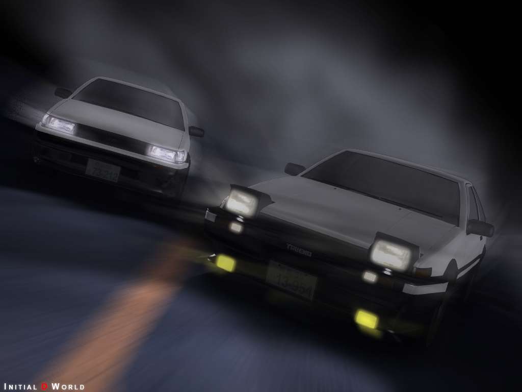 İinitial D Toyota Corolla ae86 vs Toyota ae86 Levin puzzle online