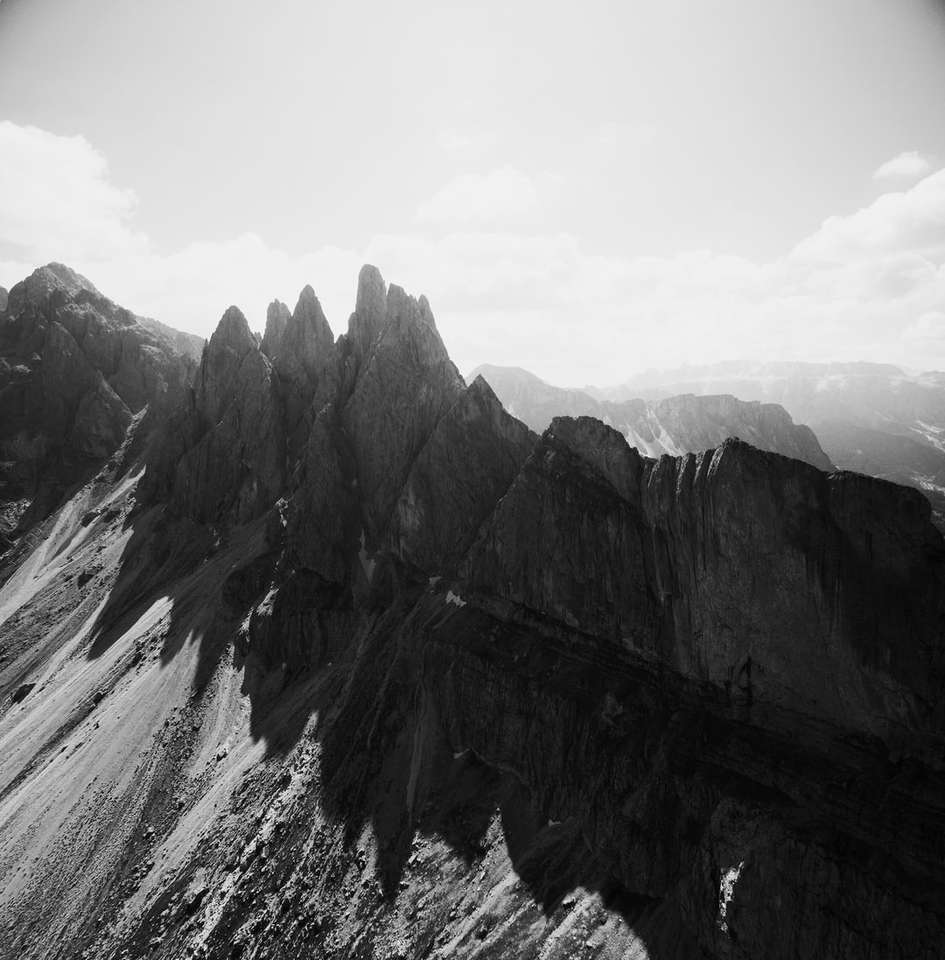 fotografia panoramiczna alp górskich puzzle online