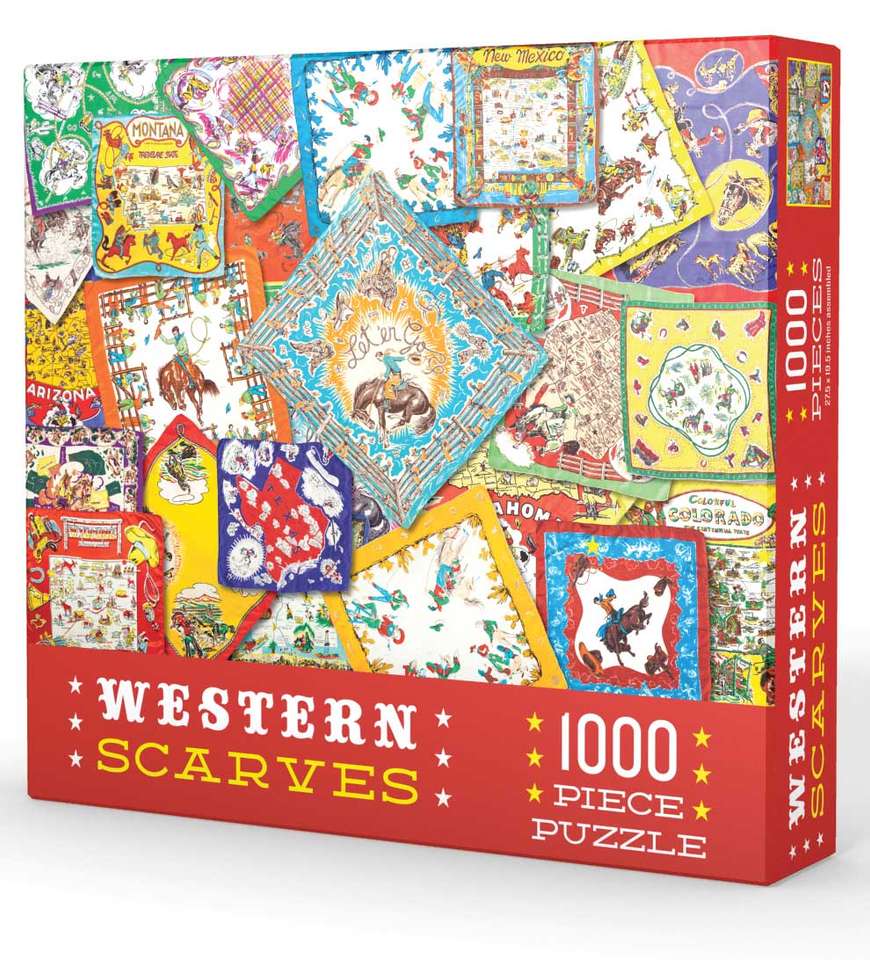 zachodnie szaliki puzzle online