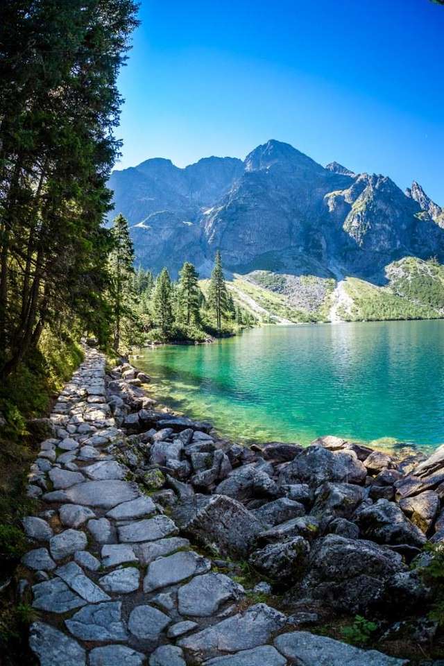Morskie Oko – największe jezioro w Tatrach puzzle online