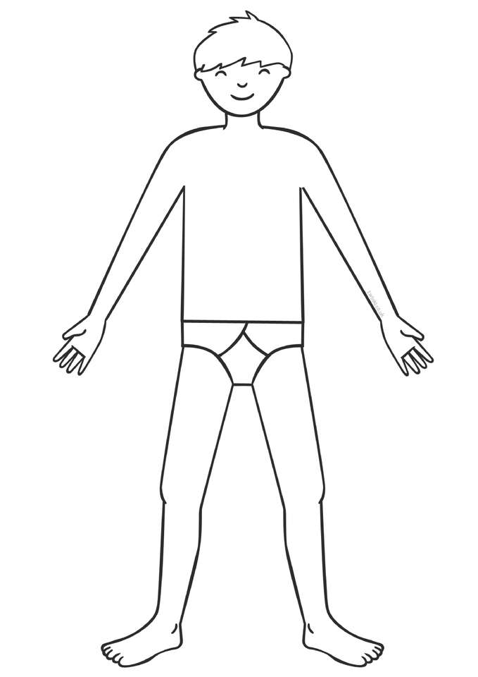 Ludzkie ciało Chłopiec- puzzle puzzle online