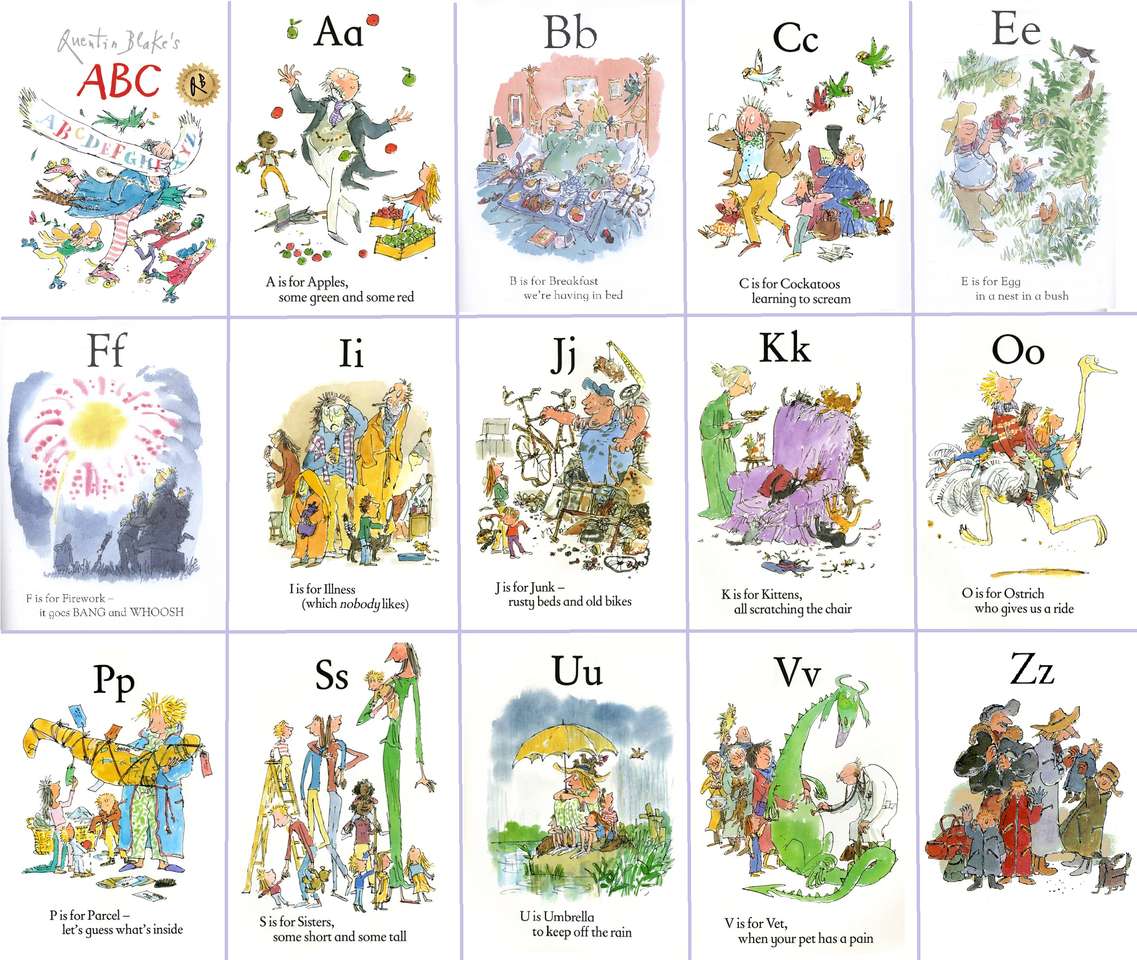 ABC - Quentin Blake - Księga alfabetu puzzle online