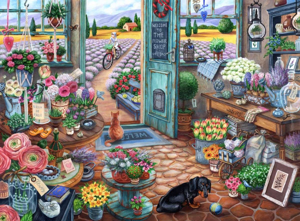 Kwiaciarnia puzzle online