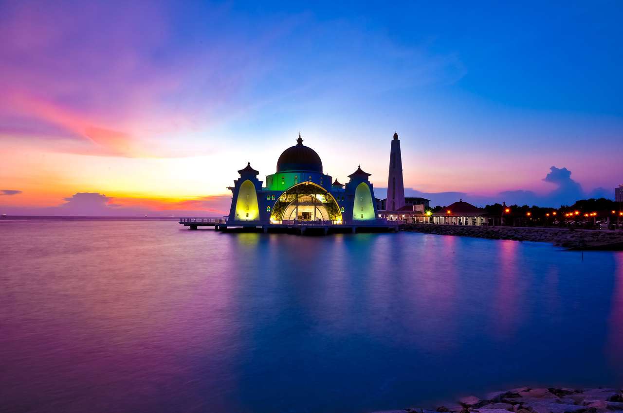 Masjid selat melaka Malezja puzzle online