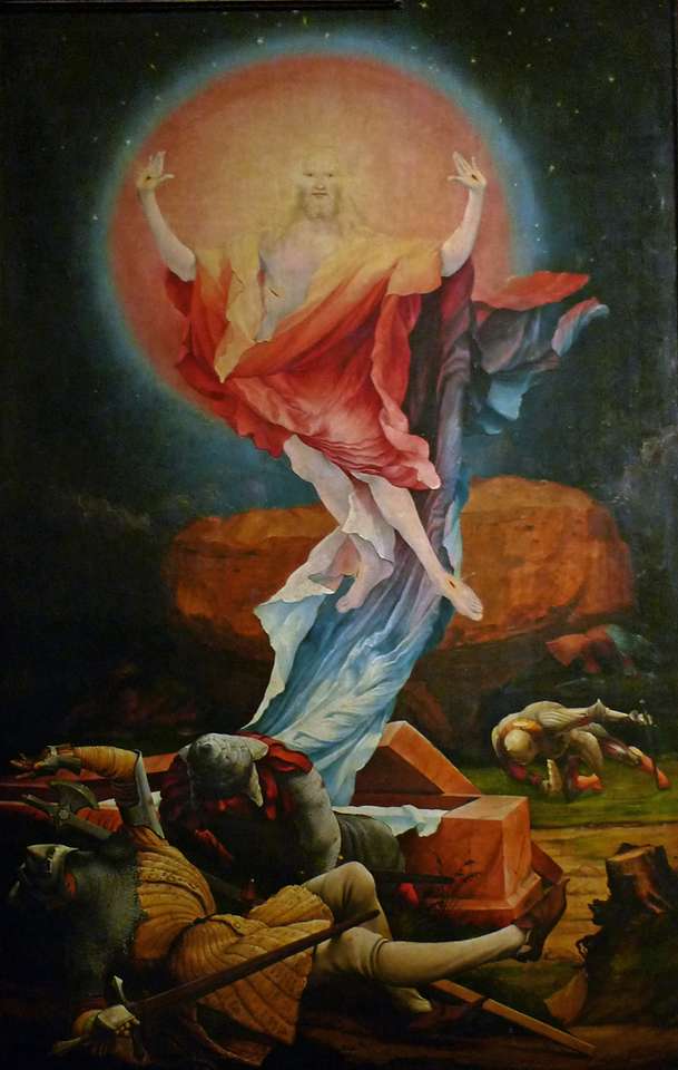 Zmartwychwstanie (obraz Matthiasa Grünewalda) puzzle online
