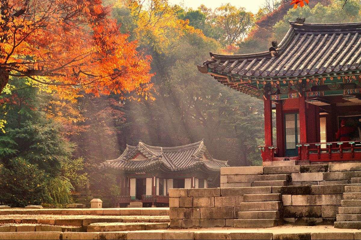 jesień w Korei puzzle online