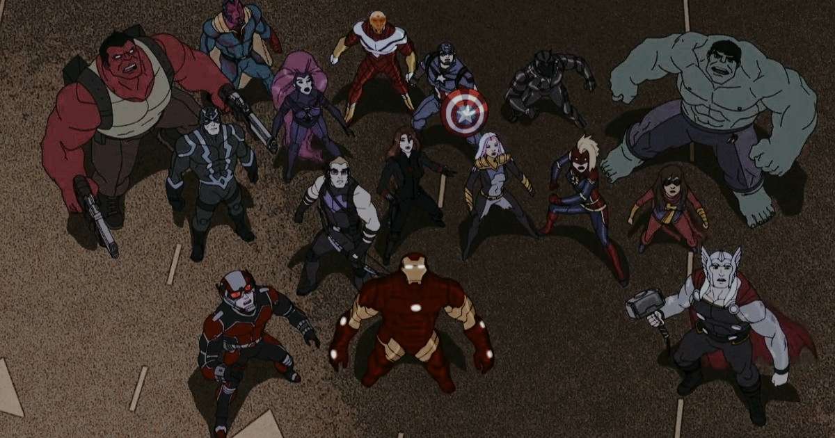 Zjednoczeni Avengers puzzle online