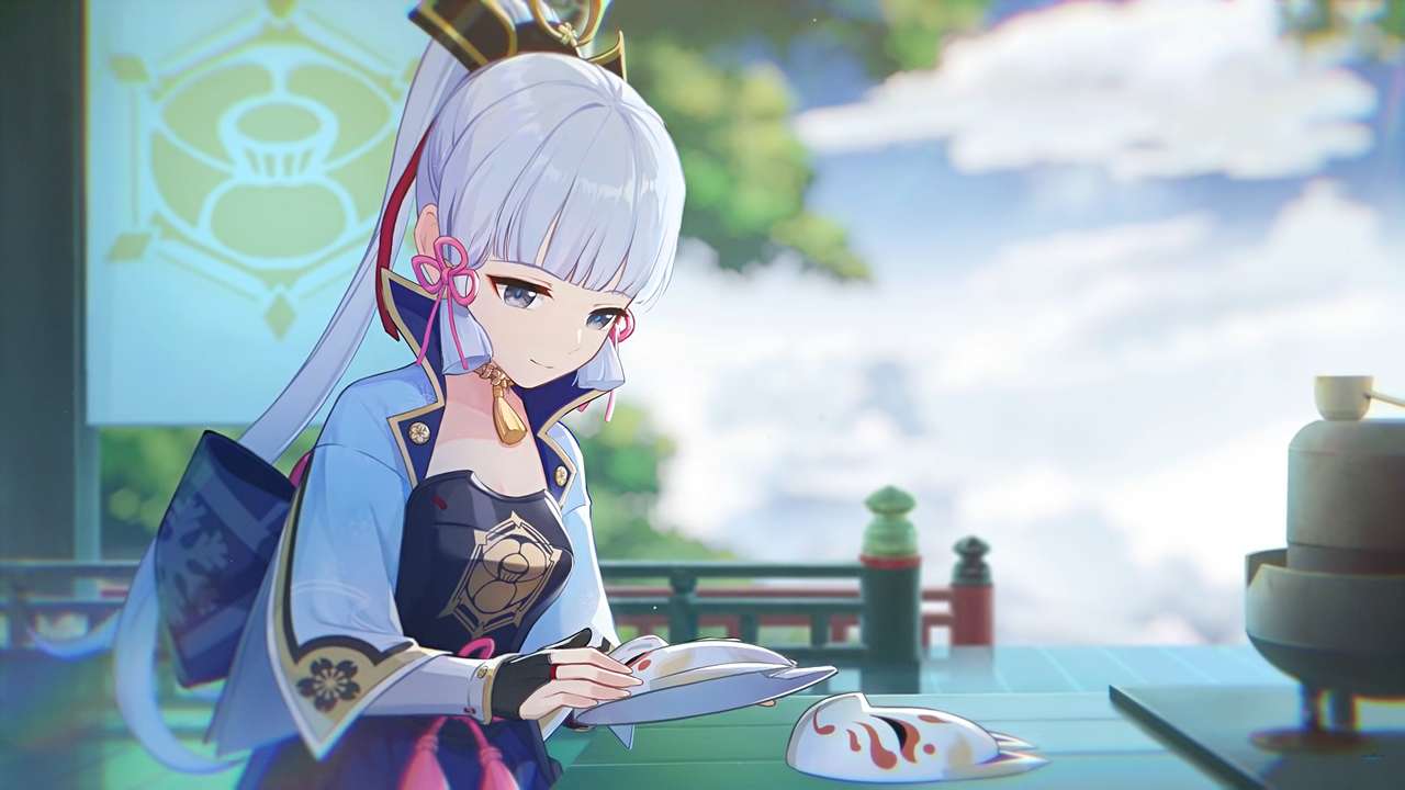 Kamisato Ayaka puzzle online