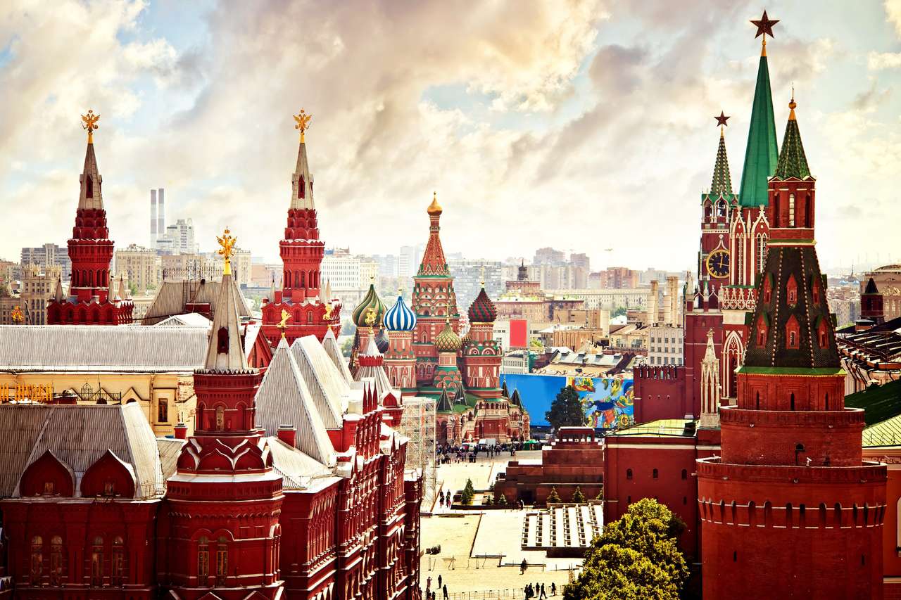 Kreml z lotu ptaka puzzle online