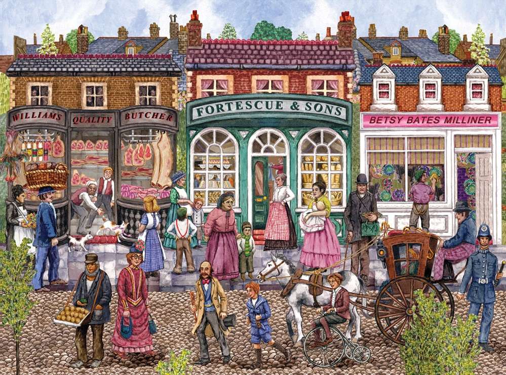 Victorian Street In Summer online puzzle